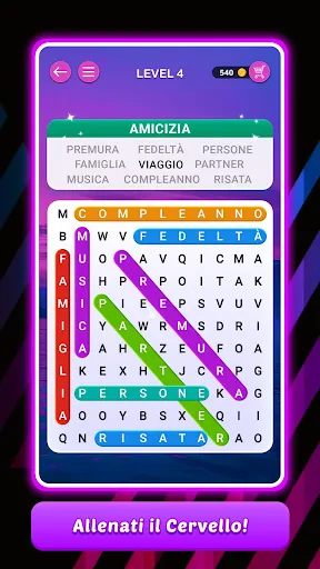 Parole intrecciate Italiano screenshot