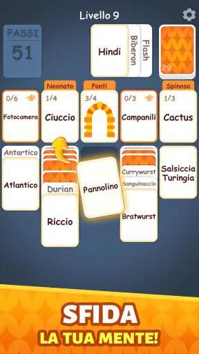 Parole Solitario: Associations screenshot