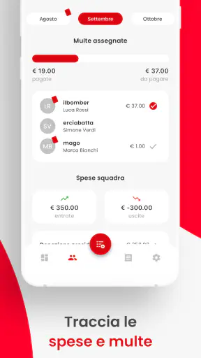 Paynalty - Gestisci la squadra screenshot