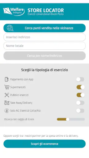 WELFARE PELLEGRINI screenshot