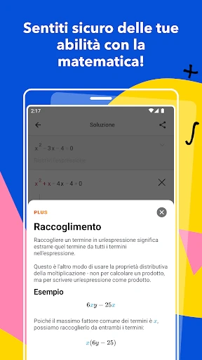 Photomath screenshot