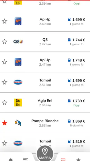 Pieno+: prezzi benzina diesel screenshot
