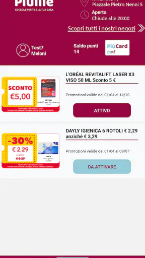 PiùMe screenshot