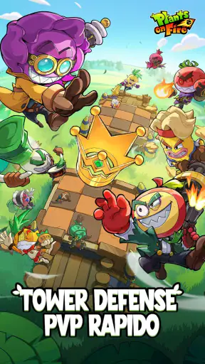 Plants on Fire: Clash & Defend screenshot