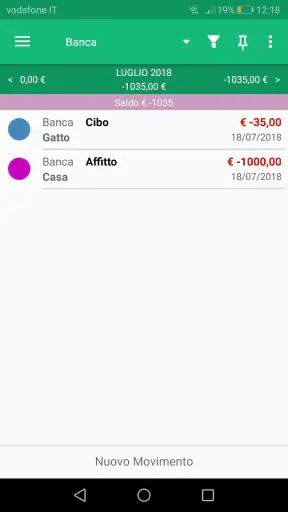 Portafoglio - Gestione spese screenshot