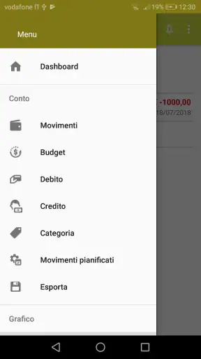 Portafoglio - Gestione spese screenshot