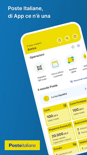 Poste Italiane screenshot