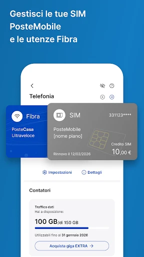 Poste Italiane screenshot