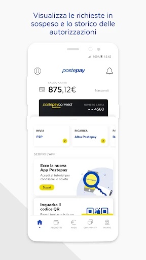 Postepay screenshot