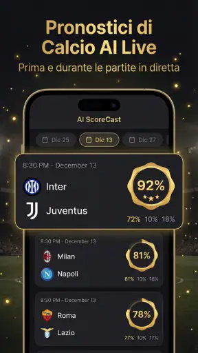 Previsioni Calcio IA screenshot