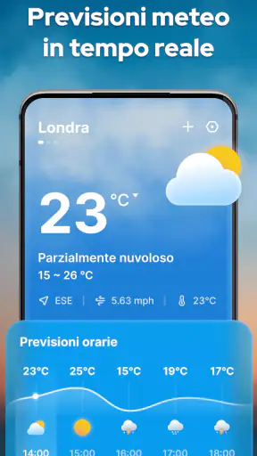 Previsioni del tempo con radar screenshot