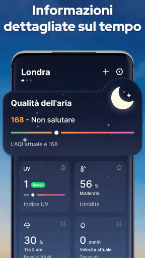 Previsioni del tempo con radar screenshot