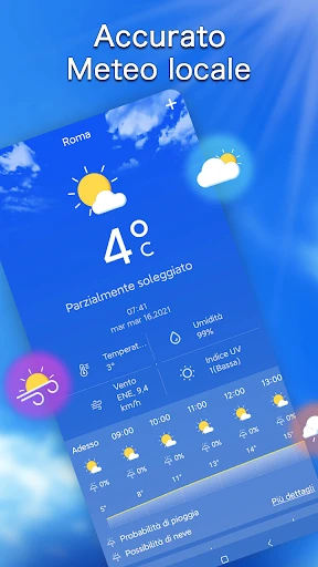 Previsioni meteo locali screenshot