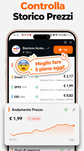 Prezzi Benzina Diesel e Metano screenshot