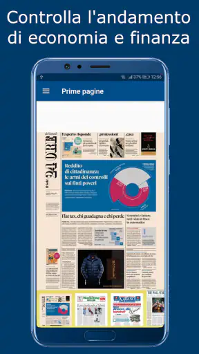 Prime pagine screenshot