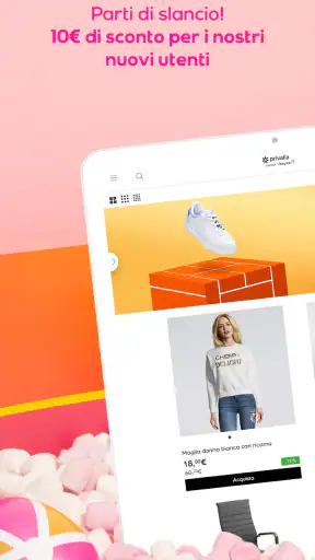 Privalia - outlet shopping screenshot