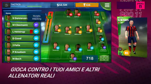 Pro 11 - Football Manager Game screenshot