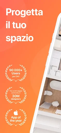 Progettare Stanze 3D screenshot