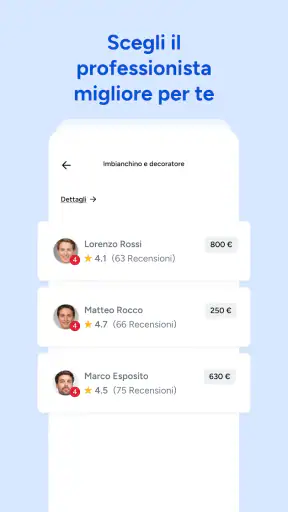 ProntoPro Trova Professionisti screenshot