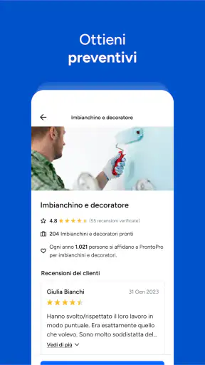 ProntoPro Trova Professionisti screenshot
