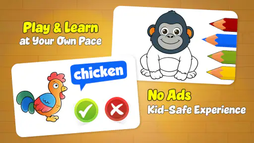 Puzzle per bambini - animale screenshot