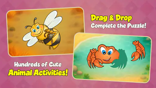 Puzzle per bambini - animale screenshot