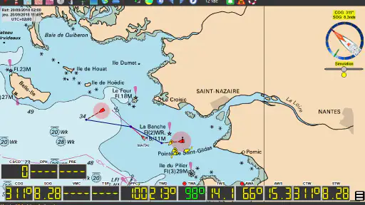qtVlm Navigation and Routing screenshot