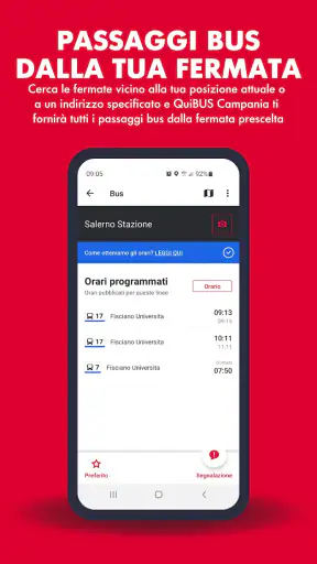 QuiBUS Campania screenshot