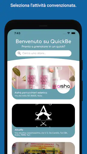 QuickBe screenshot