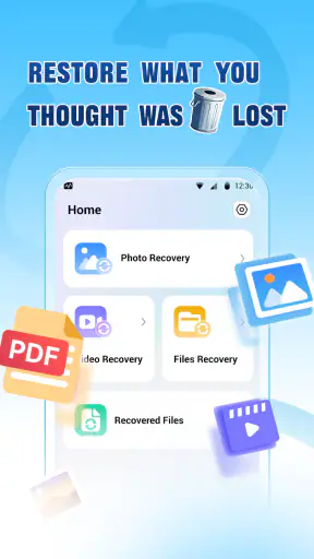 QuickRecover HomeApp screenshot