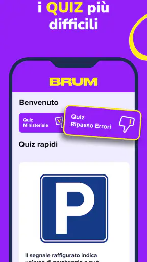 Quiz Patente 2026 BRUM screenshot