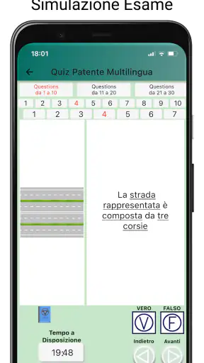 Quiz Patente Multilingua 2026 screenshot