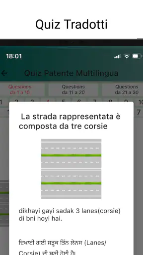 Quiz Patente Multilingua 2026 screenshot