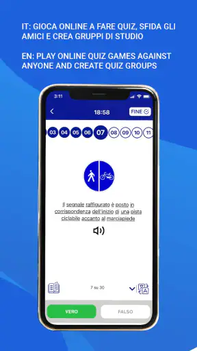 Quiz Patente Tradotto 2026 screenshot