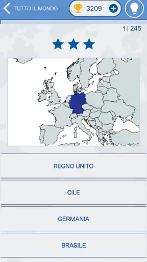 Quiz sulle bandiere del mondo screenshot