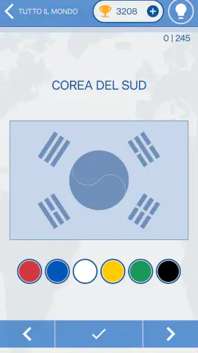 Quiz sulle bandiere del mondo screenshot