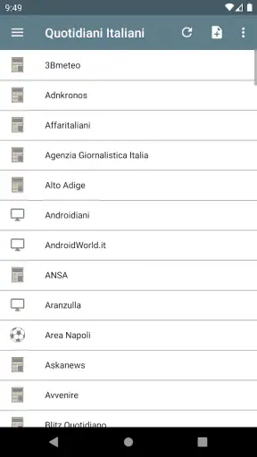 Quotidiani Italiani screenshot