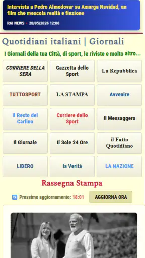 Quotidiani.net screenshot