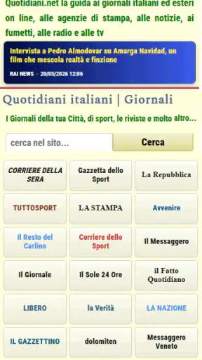 Quotidiani.net screenshot