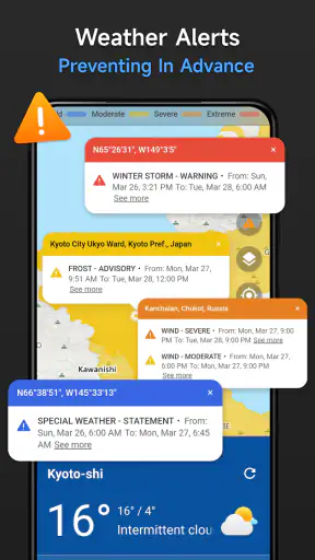 Radar meteo in tempo reale screenshot