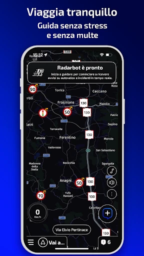 Radarbot: Rilevatore Autovelox screenshot