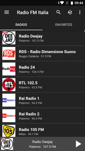 Radio FM Italia in diretta screenshot