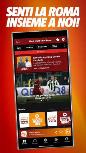 Radio Manà Manà Sport Roma screenshot