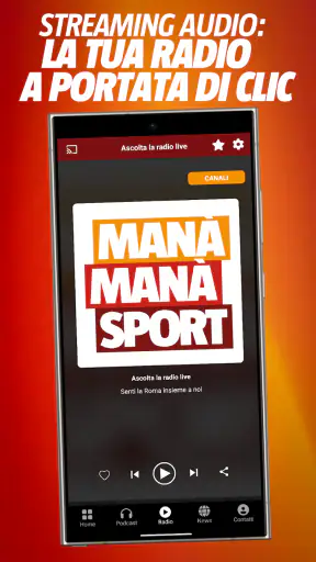 Radio Manà Manà Sport Roma screenshot