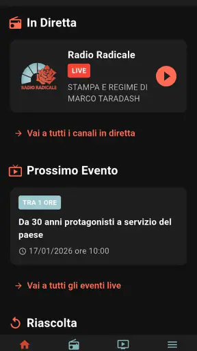 Radio Radicale screenshot