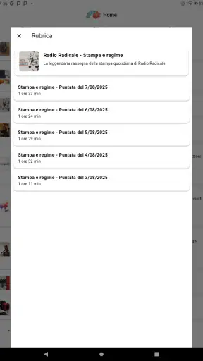 Radio Radicale screenshot