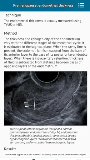 Radiology Measurements screenshot