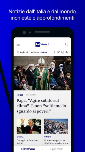 RaiNews screenshot