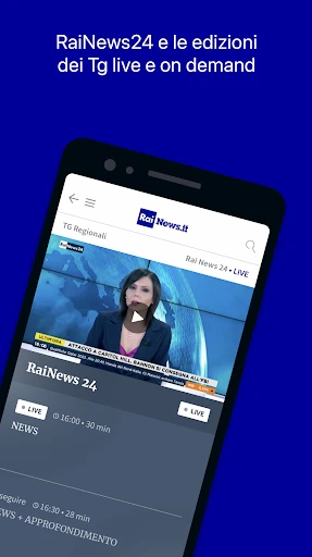 RaiNews screenshot