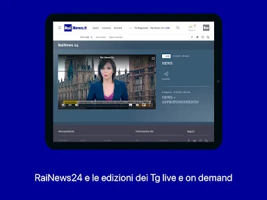 RaiNews screenshot